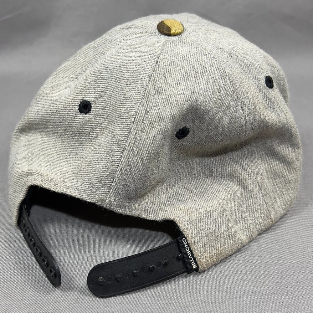 Billabong Snap Back Cap Hat Surf Brown Camo Camouflage Baseball Outdoor Boys - Picture 14 of 14